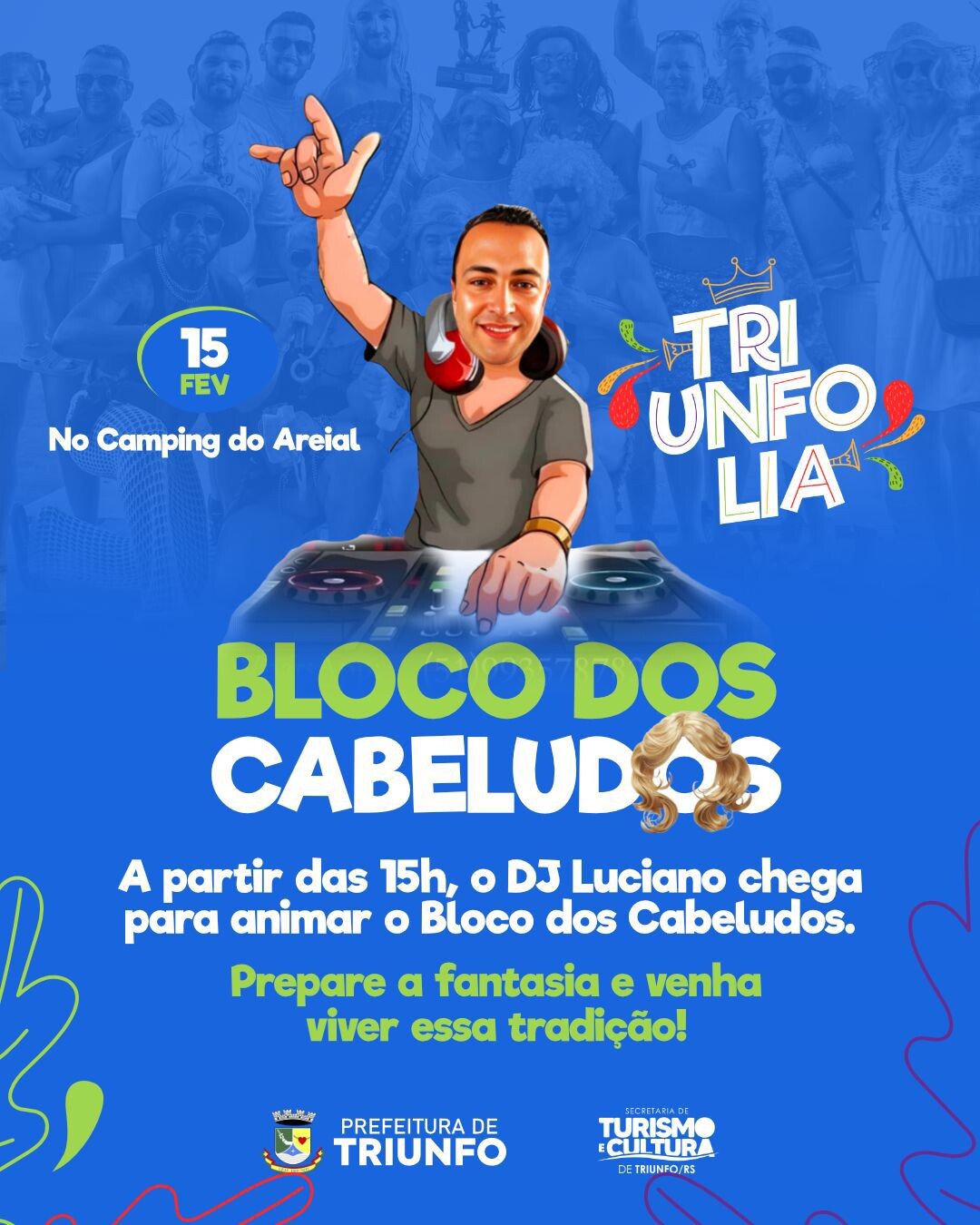 O Bloco dos Cabeludos está chegando!