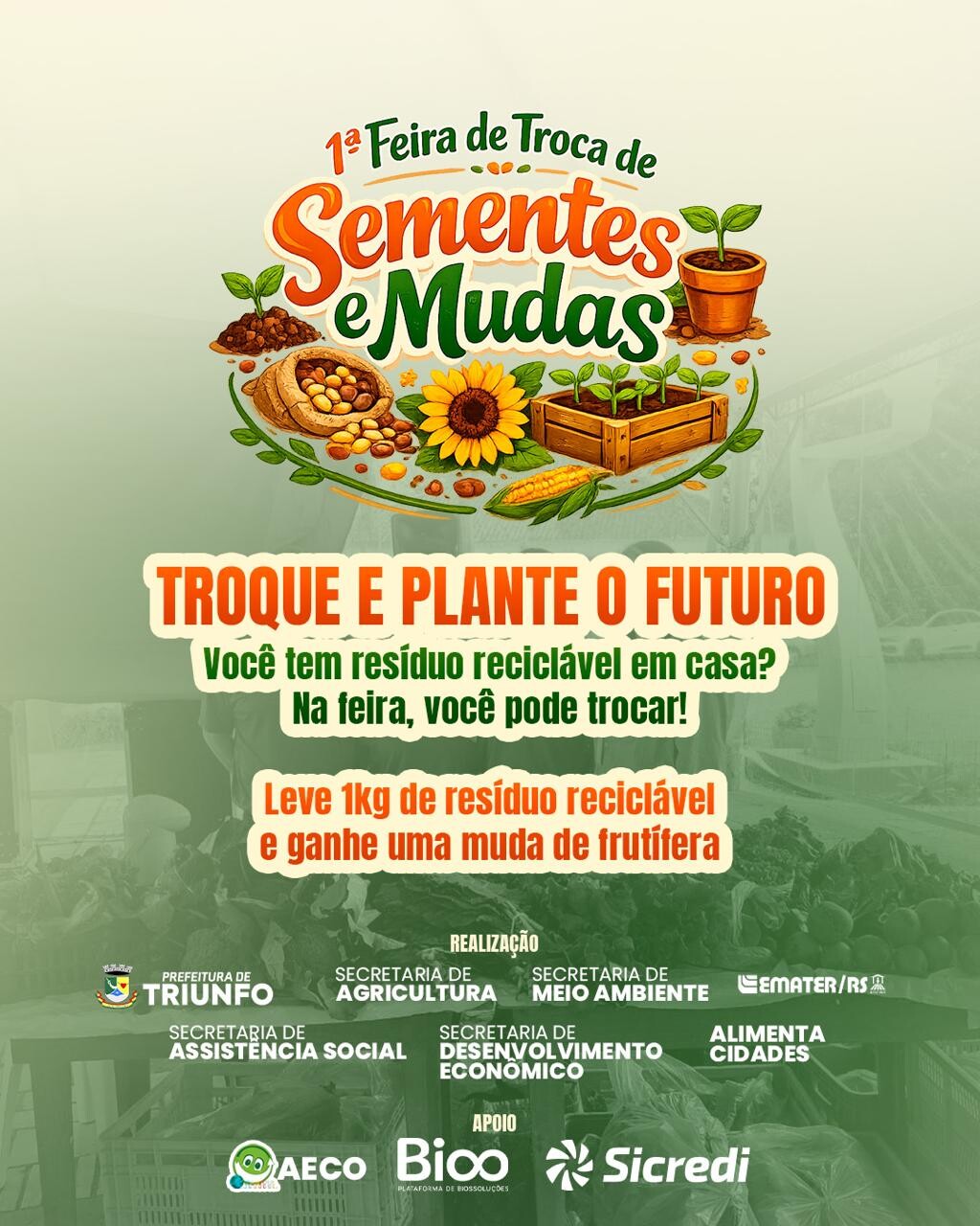 1ª FEIRA DE TROCA DE SEMENTES E MUDAS